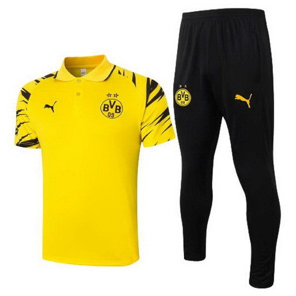 Polo Borussia Dortmund Conjunto Completo 2020-21 Amarillo Negro